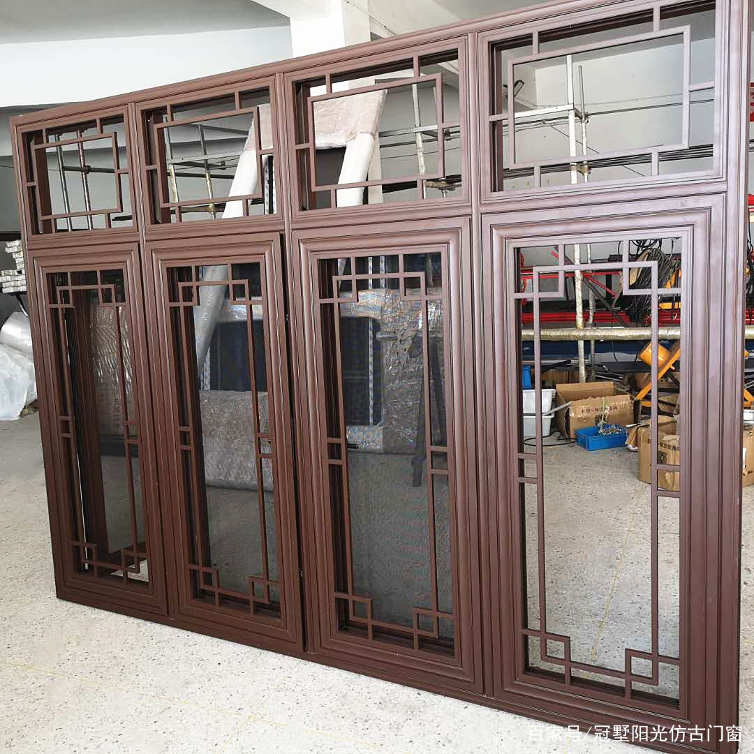 儋州鋁合金仿古門窗 古韻新風，優選制造與護欄方案